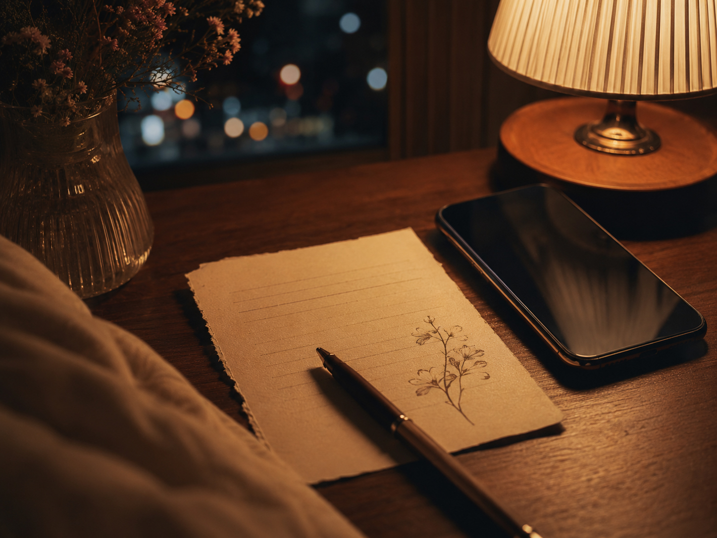 手書きの電話番号のメモ